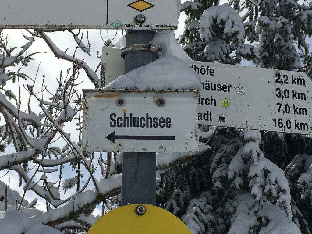 Ferienwohnung Schwarzwaldglück Schluchsee Exterior foto